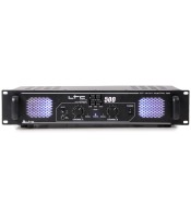 PA amplifier 2x750W for 19\\" rack with several RCA inputs