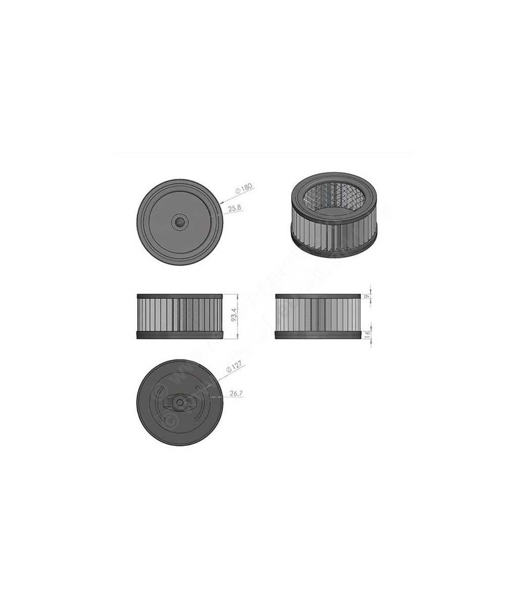 Filtre plissé plat 6.414-960 pour aspirateur Kärcher WD 4.200, WD 5.2, CHF  19,95