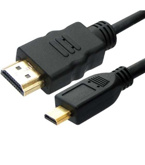 Micro HDMI to HDMI Cable, Supports Ethernet, 3D, 4K