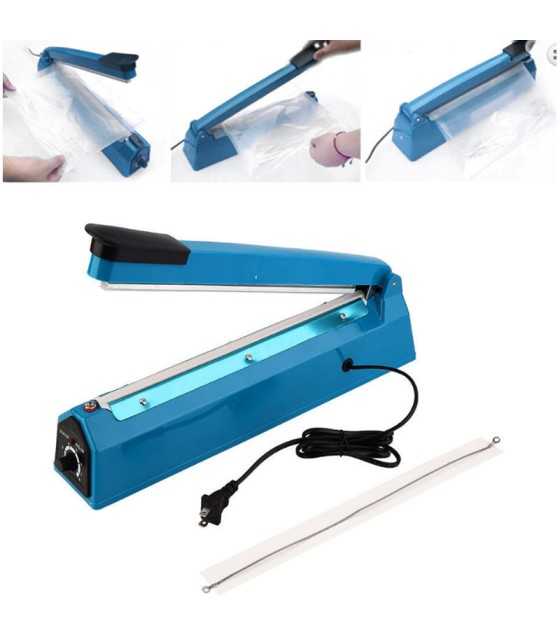 300mm PFS-300 Hand Impulse Heat Sealer Plastic Bag PE PP Film Sealing Machine