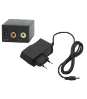 CA0100 COAXIAL AND TOSLINK TO ANALOG L/R AUDIO CONVERTER