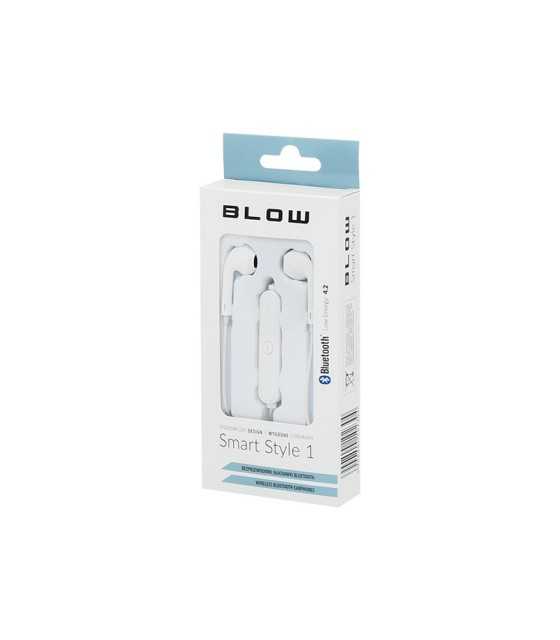 Bluetooth headphones white ΑΚΟΥΣΤΙΚΑ ΨΕΙΡΕΣ Bluetooth 4.2 blow ΑΣΠΡΑ