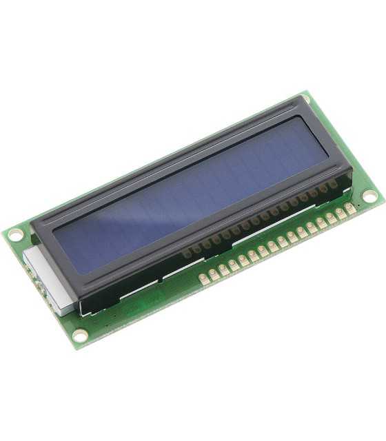 DISPLAY LCD MINI CHARACTER 2X16 ΜΕ ΦΩΤΙΣΜΟ