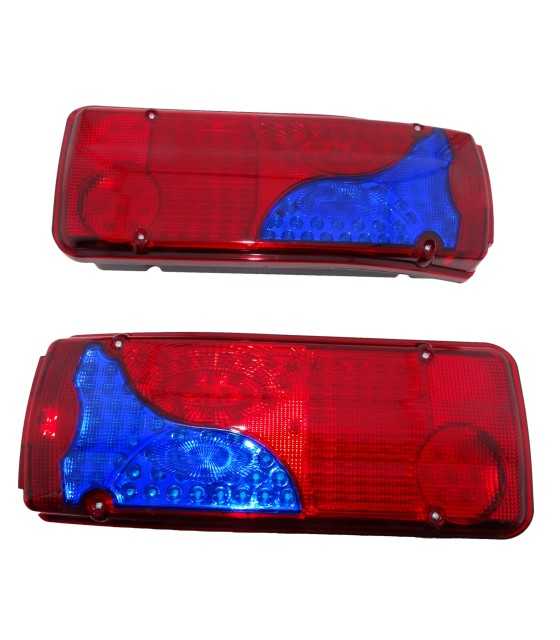Два LED стопове мигач задна светлина 24v за камион бус ТИР, ремарке 40 x 15 CM