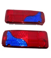 Два LED стопове мигач задна светлина 24v за камион бус ТИР, ремарке 40 x 15 CM
