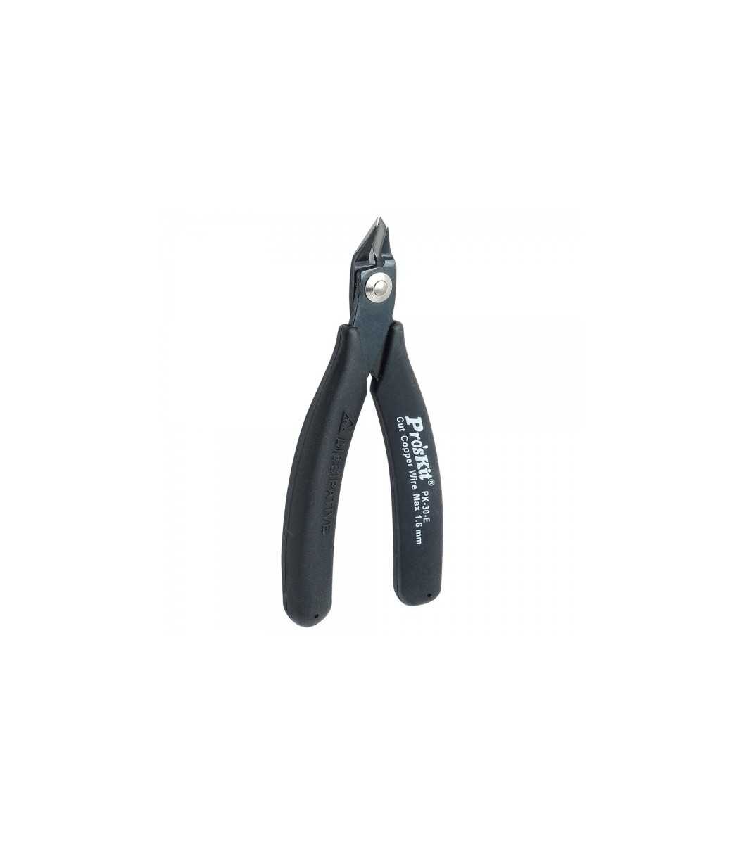 Proskit 1PK-30-E Thick Blade Diagonal Cutting Pliers with Anti-static Handle 125mm Black