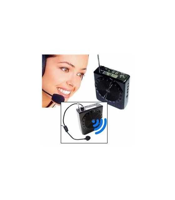 Multi-Function SlingBand LoudSpeaker MegaPhone with Lapel Mic
