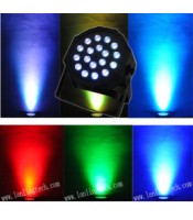 18pcs*3W RGB 3-IN-1 Plastic Indoor LED Par Light