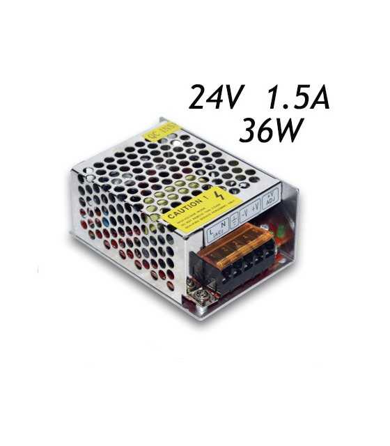 Switching power supply 24Vdc 1.5A