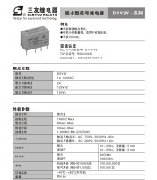 SUBMINIATURE RELAY 2P 24V DC 1A DSY2Y