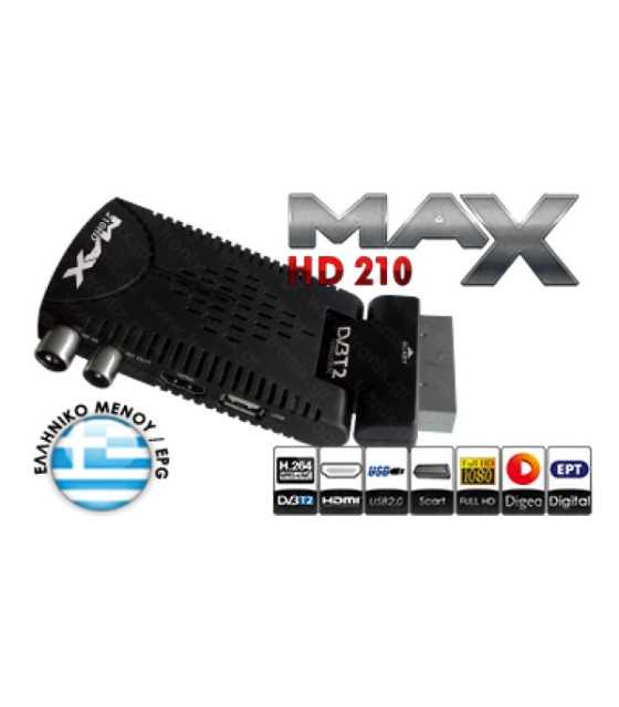 MAX T225HD SCART ΕΠΙΓΕΙΟΣ ΨΗΦΙΑΚΟΣ ΔΕΚΤΗΣ-High Definition