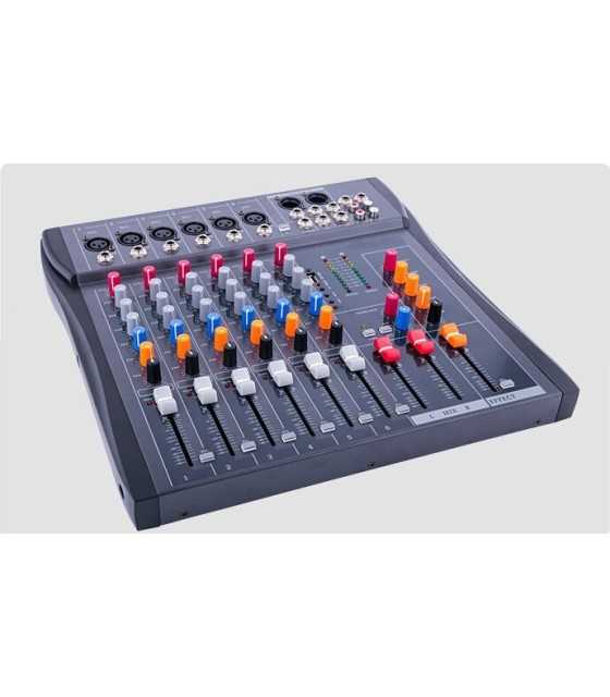 mixer professional Pre amplifier mixer 6 channel audio mixer karaoke mixer