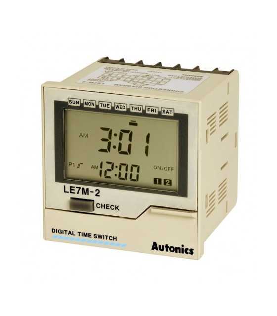 Timer, Year - Weekly W72xH72mm, LCD
