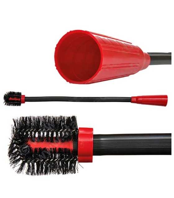 Vacuum Cleaner Brush With Flexible Hose For Radiator Cleaning