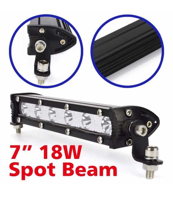 Ultra Slim LED Light Bar 18W Spot Flood beam led ba