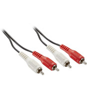 Кабел, 2 Чинча към 2 Чинча 1.5 метра, Cable 2 x RCA M/M