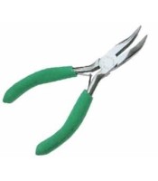BENT-NOSE NEEDLE-NOSE PLIERS 130mm