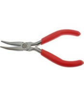 BENT-NOSE NEEDLE-NOSE PLIERS 130mm