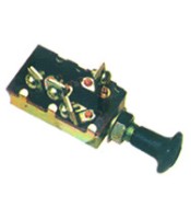 Бутон, трипозиционен, месинг, 12V/20А, 3 извода L Type Headlight Switch