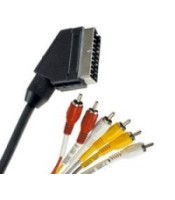 SCART to RCA - 6X RCA 1.5M
