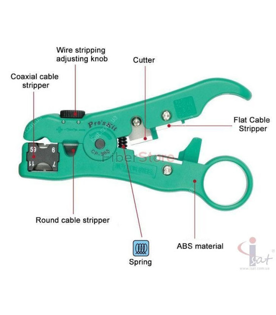 Кавасаки каго криков и стриппер. Инструмент для зачистки PROSKIT CP-505 00263142. Стриппер для витой пары и коаксиального кабеля cp505. PROSKIT SP 505. Стриппер составные части.