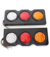 LED Truck/Trailer Tail Lights with Iron Bracket Base