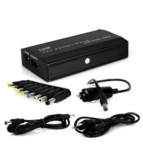 120W Car and Home Universal Laptop Adaptor