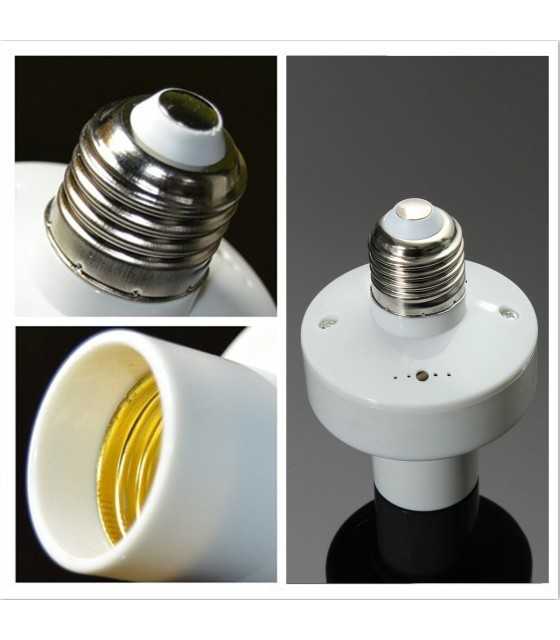 Wireless Remote Control Light Lamp Bulb Holder Cap Socket Switch Converter Splitter Adapter BST2100