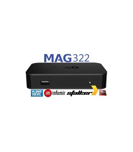 IPTV BOX MAG 322 NEW MODEL TO REPLACE MAG 254 MAG256
