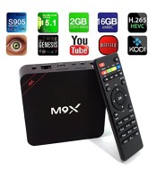 Смарт ТВ Бокс, Android, безплатна телевизия, 4K, HDMI, Wi-Fi, Internet TV, Черен
