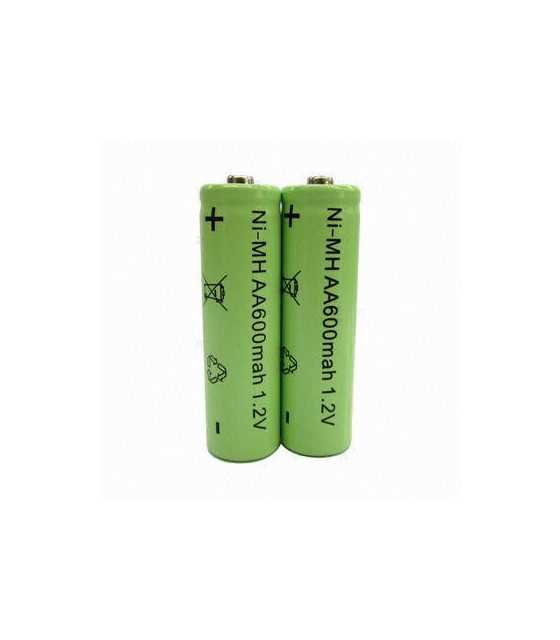 AA 600mAh 1.2V NI-MH Green Rechargeable Battery