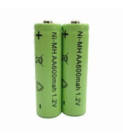 AA 600mAh 1.2V NI-MH Green Rechargeable Battery