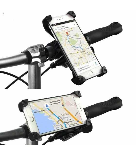 Universal Bike Handlebar Phone Mount Motorcycle MTB Mountain Bicycle GPS Holder