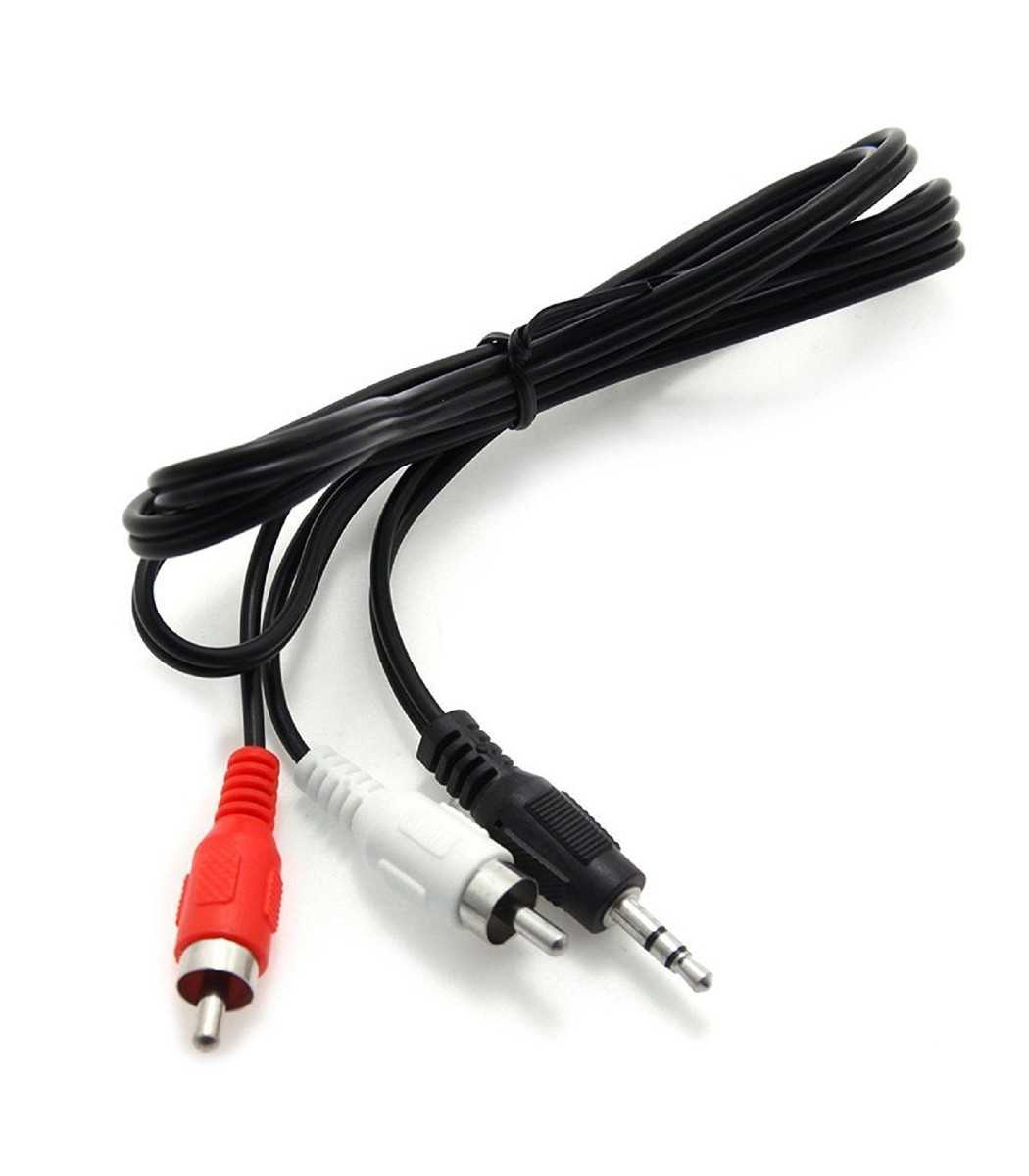 SOUND CABLE 3.5mm MALE STEREO TO 2 MALE RCA 1,5m