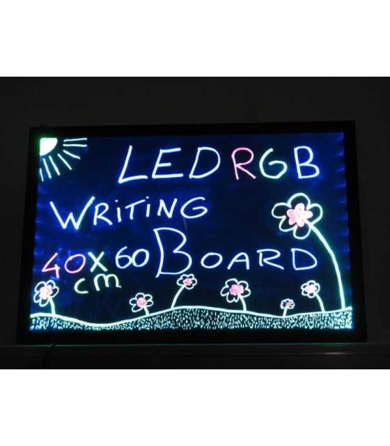 LED WRITING BOARD 40X60 ΠΙΝΑΚΙΔΑ LED ΓΡΑΦΗΣ ΜΕ ΜΑΡΚΑΔΟΡΟΥΣ 40Χ60