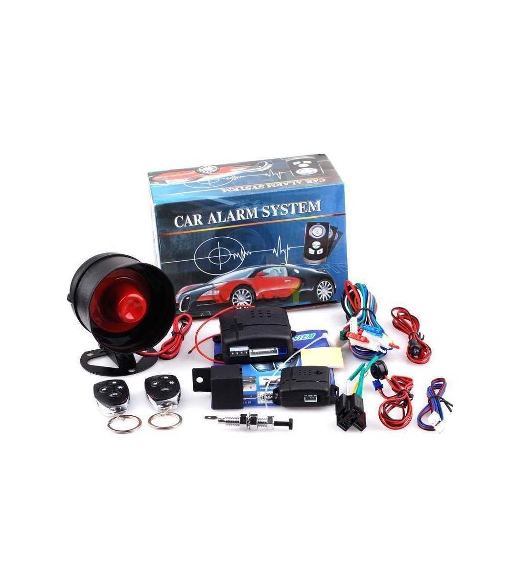 Universal Car Vehicle Security System Burglar Alarm Protection Anti-theft  System 2 Remote Car Accessories