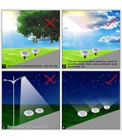 Solar In-ground Lights Pathonor 4 LED 2 Pack