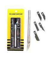 7 Pieces Hobby Knife Art & Craft Box Set Cutter Tool