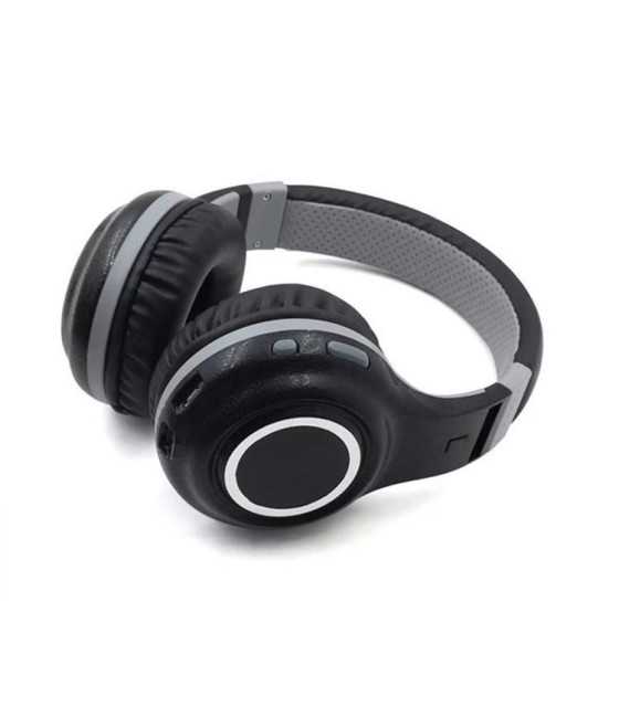 Безжични слушалки B61, Bluetooth, вграден микрофон, Черен