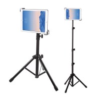 Floor Stand with Tripod Base, Height Adjustable with Telescoping Post, Portable with Carry Case