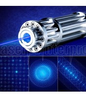 5000mw 5w cool blue 445nm burning blue laser pointer torc with focusable lens light fireworks EMS free shipping