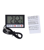 Indoor Outdoor Mini LCD Digital Thermometer Clock