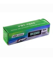 Дигитален термометър с часовник и сонда (VST-7065)