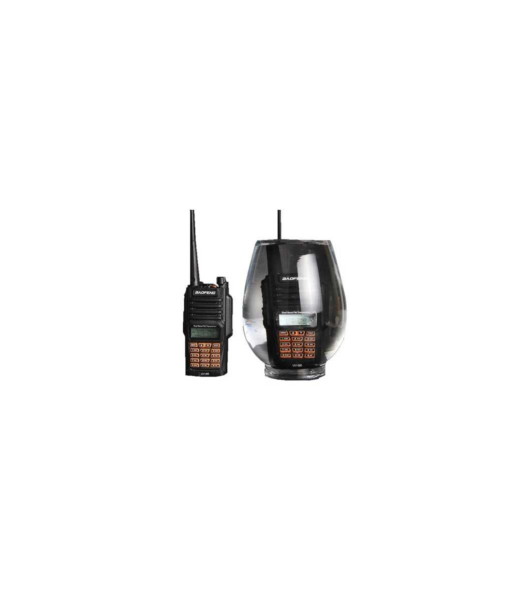 UV-9R Handheld Walkie Talkie 8W UHF VHF UV Dual Band IP67 Waterproof Two Way Radio - 2