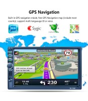 7018b GPS GPS ΑΥΤΟΚΙΝΗΤΟΥ 2DIN MULTIMEDIA PLAYER mp5 android KN-73+C290CAR PLAYER