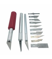 13PC Hobby Knife Set Mutifunction Crafts Carving Cutter 3D Print Clean-Up Kit Graver Sculpting