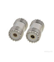 S0239 UHF Double Female Coax Cable Adapter Connector Plug