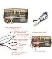 Car Stereo Speaker Level Converter, High VF Rotates Low