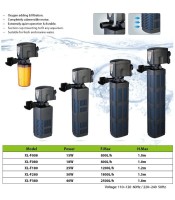 3 In 1 12W Aquarium Purifier Filter Oxygen Pump Tank Filter Pump