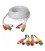 Cable For CCTV Security Camera 30m with audio white